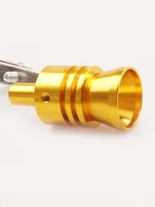 汽車改裝渦輪排氣口哨 - 金色 - 查看 5