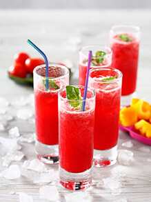 5pcs Stainless Steel Straw - Multicolor - View 4