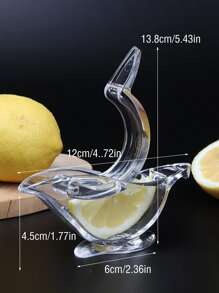 1 Máy ép trái cây cầm tay nhà bếp trong suốt Máy ép chanh, Máy ép trái cây bằng tay sáng tạo cho hộ gia đình, Dụng cụ lấy rau củ quả, Vật dụng nhà bếp, Máy cắt, Thực phẩm, Salad, Trang trí, Bảo quản, Tiệc, Sinh nhật. - Trong sáng - Xem 2