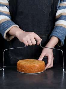 Cortador de fatiador de bolo de aço inoxidável