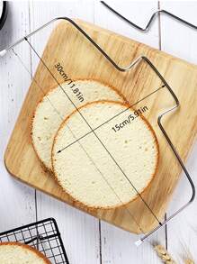 Cortador de fatiador de bolo de aço inoxidável