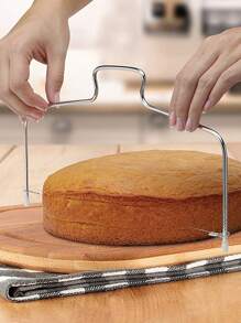 Cortador de fatiador de bolo de aço inoxidável