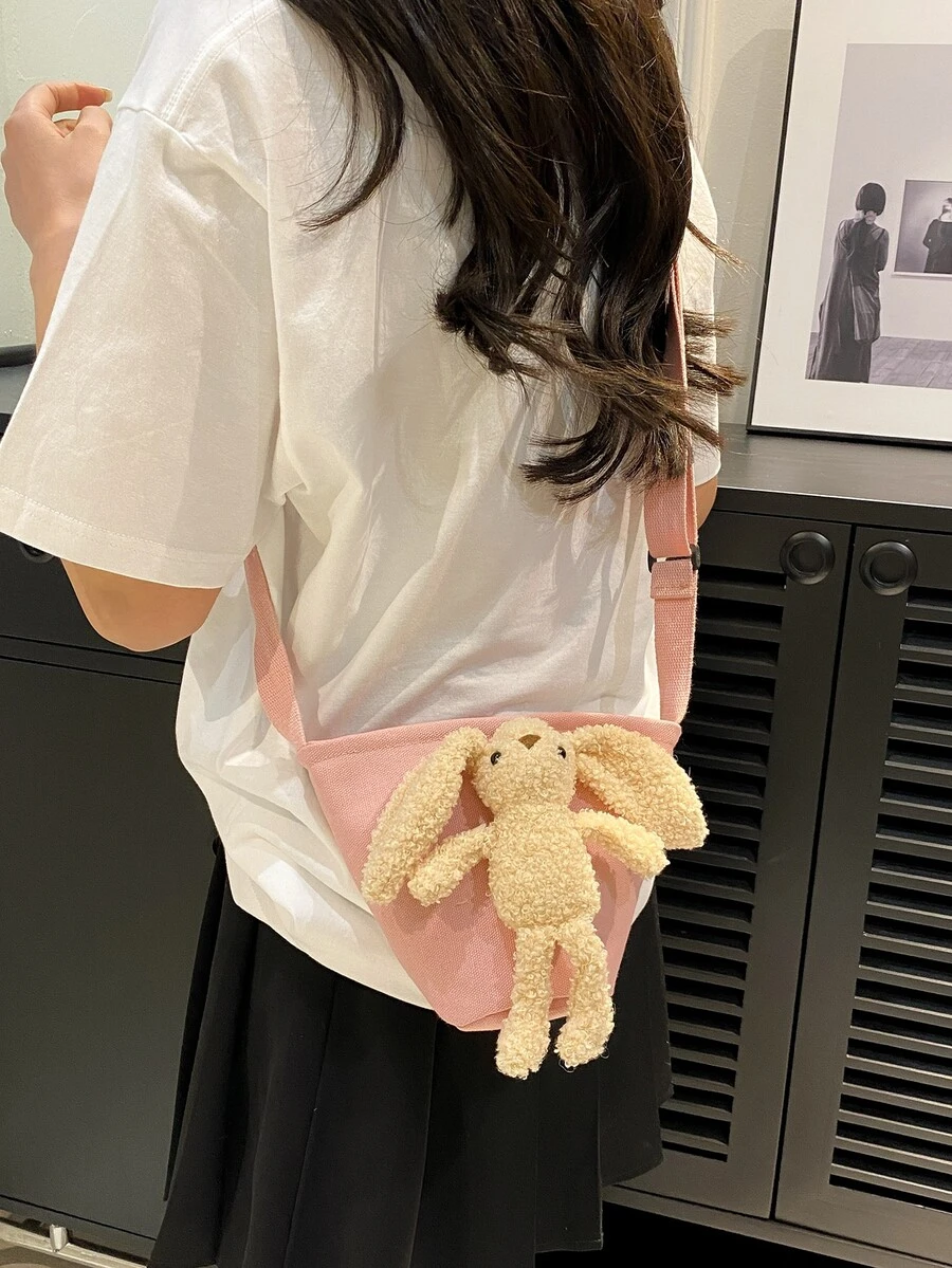 Túi Crossbody Nữ Thú vật - Hồng - Xem 1