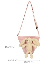 Túi Crossbody Nữ Thú vật - Hồng - Xem 3