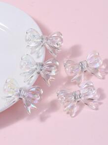 9pcs Bow Design DIY Jewelry Accessory Valentines - Clear - View 3
