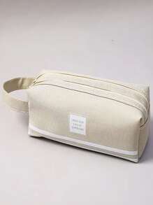 Túi bút chì - Màu be - Xem 1