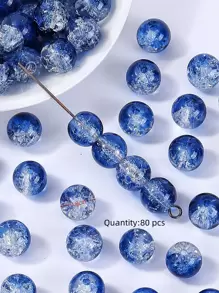 80pcs Two Tone Bead DIY Jewelry Accessory