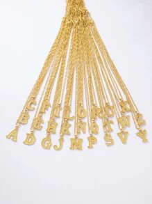 Vòng cổ Charm chữ - Vàng - Xem 2