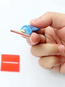 7pcs/set ABS Point Drill Pen Tool, Modern Diamond Painting Art Drill Pen Set For DIY - Baby Blue - View 4