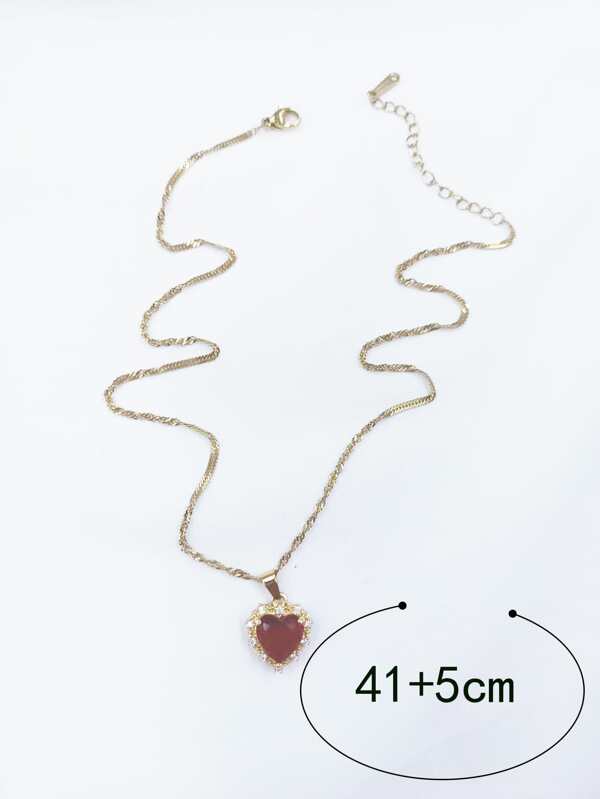 Heart Pendant Necklace SHEIN USA