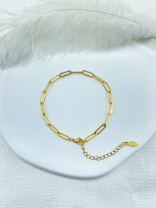 3入組極簡手環 - 金黃色 - 查看 2