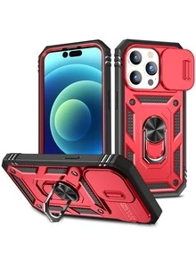 Vỏ điện thoại từ tính có giá đỡ nhẫn - Nhiều màu - Xem 1