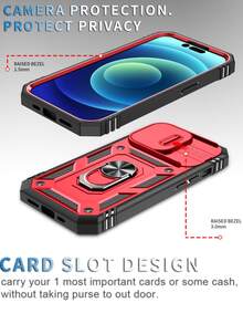 Vỏ điện thoại từ tính có giá đỡ nhẫn - Nhiều màu - Xem 5