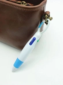 4pcs Mixed Color Ballpoint Pen, Creative Portable Writing Pen For School Student, Children - Multicolor - View 2