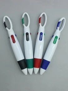 4pcs Mixed Color Ballpoint Pen, Creative Portable Writing Pen For School Student, Children - Multicolor - View 3