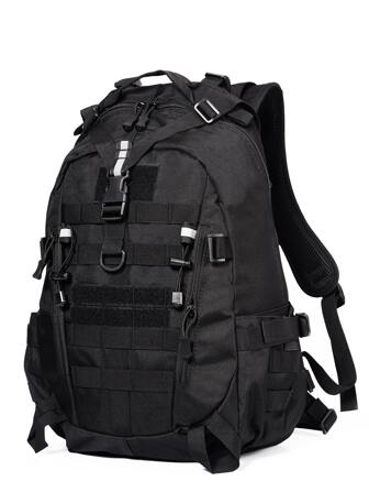 40L露营背包男旅行包战术Molle徒步登山钓鱼背包大容量户外运动旅行双肩背包