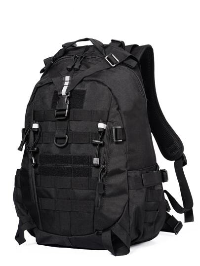 40L露营背包男旅行包战术Molle徒步登山钓鱼背包大容量户外运动旅行双肩背包
