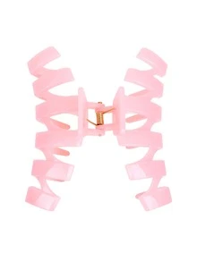 Garra de pelo unicolor - Rosa - Ver 3