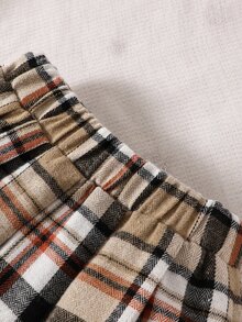 嬰兒背心上衣和格紋印花半身裙 - 彩色 - 查看 7