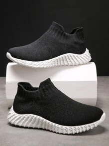 男孩極簡透氣低幫運動戶外運動鞋