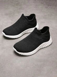 男孩極簡透氣低幫運動戶外運動鞋