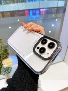 2-In-1 Detachable TPU Phone Case With Card Holder, Compatible With IPhone 17 Pro Max/17 Air/17 Pro/17/16/15/14/13/12/11/11 Pro Max/Xs Max/X/XS, Shockproof, Sweat-Resistant, Anti-Fingerprint, Wear-Resistant, Non-Fading - Black - View 9