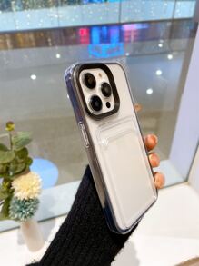 2-In-1 Detachable TPU Phone Case With Card Holder, Compatible With IPhone 17 Pro Max/17 Air/17 Pro/17/16/15/14/13/12/11/11 Pro Max/Xs Max/X/XS, Shockproof, Sweat-Resistant, Anti-Fingerprint, Wear-Resistant, Non-Fading - Black - View 11