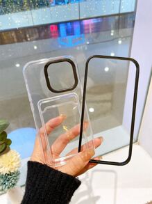 2-In-1 Detachable TPU Phone Case With Card Holder, Compatible With IPhone 17 Pro Max/17 Air/17 Pro/17/16/15/14/13/12/11/11 Pro Max/Xs Max/X/XS, Shockproof, Sweat-Resistant, Anti-Fingerprint, Wear-Resistant, Non-Fading - Black - View 12