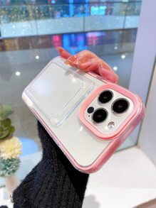 Apple compatibel met iPhone, 2-in-1 multifunctionele portemonnee telefoonhoes, gemaakt van TPU, kan kaarten en munten bevatten, schokbestendig, zweetbestendig, vingerafdrukbestendig, slijtvast, niet-vervagend