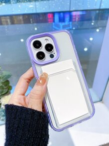 Apple Compatible With IPhone 2-In-1 TPU Wallet Phone Case, Holds Cards & Coins, Anti-Drop, Sweat-Proof, Fingerprint-Proof, Wear-Resistant, Non-Fading