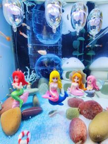 1 pieza sirena al azar Adorno para Acuario para Decoración - Multicolor - Ver 1