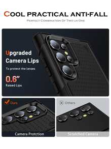 Tương thích với ốp lưng chống rơi cho iPhone 16, phiên bản quốc tế, không phải phiên bản nội địa. - màu đen - Xem 3