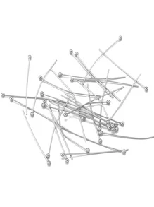 50pcs/set Minimalist DIY Jewelry Accessory - Silver - View 1