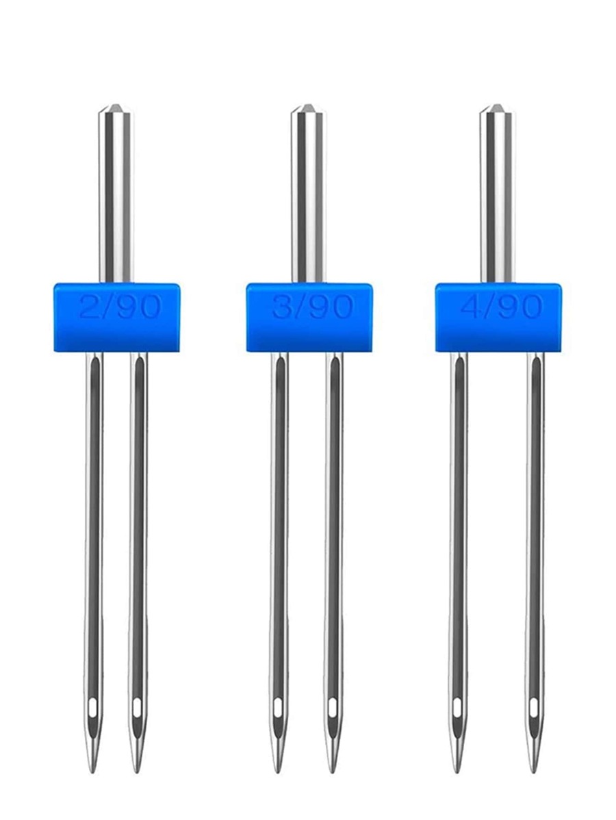 3pcs Stainless Steel Sewing Machine Needle, Minimalist Sewing Needle Set For Home - Multicolor - View 1