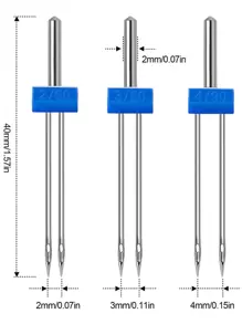 3pcs Stainless Steel Sewing Machine Needle, Minimalist Sewing Needle Set For Home - Multicolor - View 3