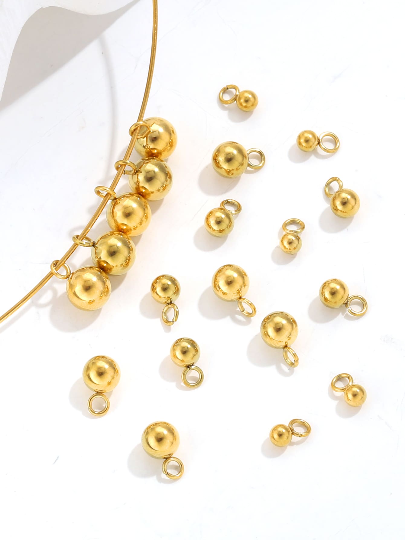 20pcs/set Creative Minimalist DIY Jewelry Accessory For Women For DIY Jewelry Making - Yellow Gold - View 1