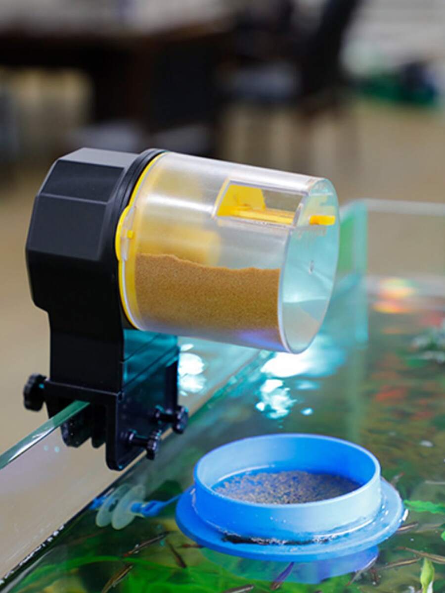 Bộ nạp cá tự động 1pc với bộ hẹn giờ có thể điều chỉnh - Nhiều màu - Xem 1