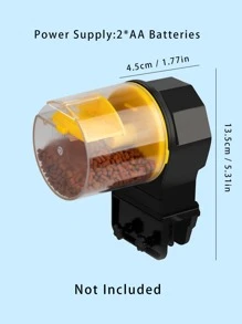 Bộ nạp cá tự động 1pc với bộ hẹn giờ có thể điều chỉnh - Nhiều màu - Xem 9