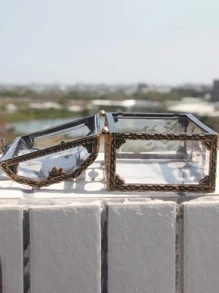 1 pieza Caja de caramelo vintage dinero de plástico para casa - Bronce - Ver 4