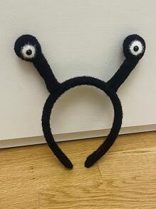 Diadema de disfraz caracol decoración tentáculo - Negro - Ver 3