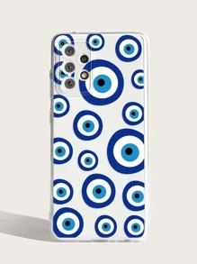 邪惡之眼印花透明手機殼 - 彩色 - 查看 3