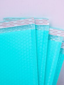 10 chiếc Túi đựng thư bong bóng màu trơn, Túi đóng gói đa năng đơn giản cho gia đình, văn phòng, trường học - màu xanh lá - Xem 5