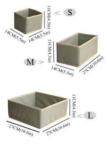 Hộp đựng quần áo không dệt PP chất lượng cao, có thể giặt, gấp gọn, không mùi, nhiều màu sắc và kích cỡ. Hộp đựng quần áo không dệt có khóa kéo đáy, có thể gấp gọn để cất giữ và sắp xếp đồ chơi, quần áo và các vật dụng khác. - Màu Xám nhạt - Xem 2