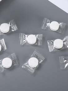 20 件装一次性便携式压缩毛巾 - 白色 - 查看 3