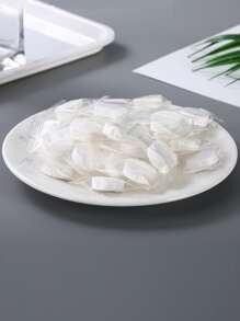 20 件装一次性便携式压缩毛巾 - 白色 - 查看 4