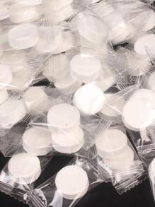 20 件装一次性便携式压缩毛巾 - 白色 - 查看 5