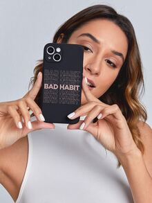 Mermaid Designs Funda para móvil con estampado de letra - Multicolor - Ver 2