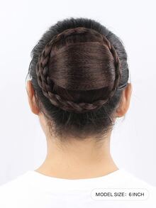 liangyuan Búi tóc tổng hợp tết ngắn - Dark Brown - Xem 2