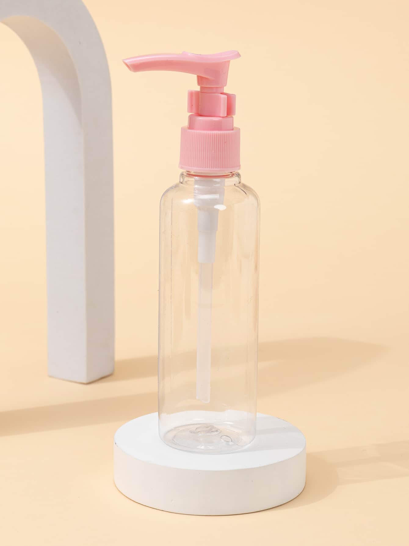 1 个 100 毫升分装瓶，空透明分配器容器，适用于旅行装化妆品，空化妆品可再填充旅行容器塑料发胶瓶喷雾器，适用于香水护肤彩妆乳液，客厅家居卧室浴室家居装饰，旅行用品，婚礼，派对，生日，送给男士妈妈爸爸朋友的礼物，新年，配饰，有趣的礼物