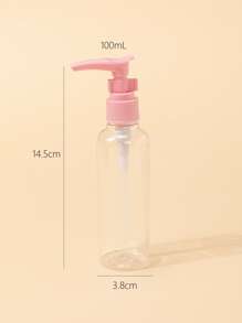 1 个 100 毫升分装瓶，空透明分配器容器，适用于旅行装化妆品，空化妆品可再填充旅行容器塑料发胶瓶喷雾器，适用于香水护肤彩妆乳液，客厅家居卧室浴室家居装饰，旅行用品，婚礼，派对，生日，送给男士妈妈爸爸朋友的礼物，新年，配饰，有趣的礼物